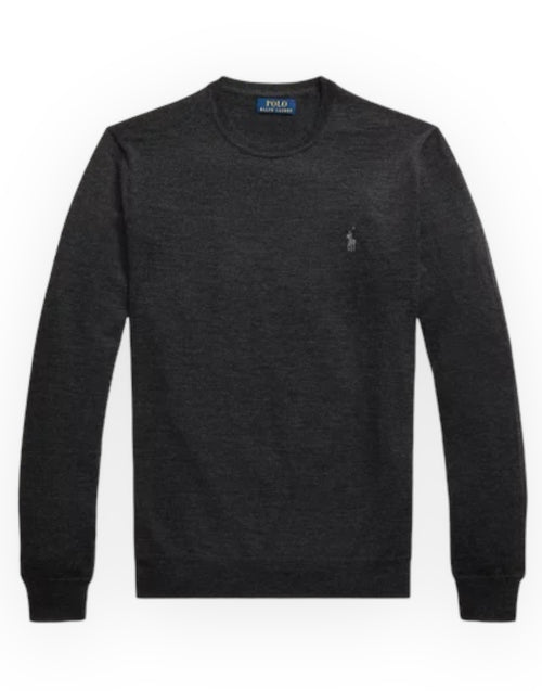 Pullover merino girocollo lana lavabile slim-fit