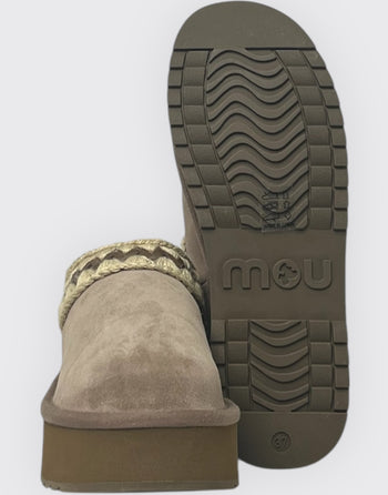 Platform clog suede - 3