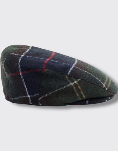 Heidi tartan flat cap