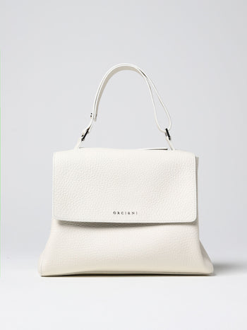 Borsa a spalla media sveva soft in pelle con traco - 4