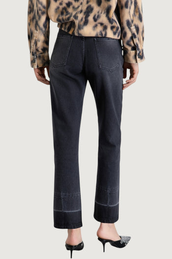 Pantalone boy slim con applicazioni - 2