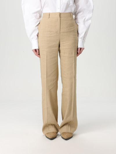Pantalone lino-viscosa stretch sostenibile