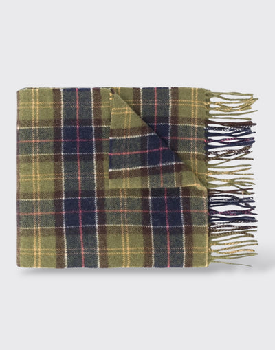 Tartan lambswool scarf