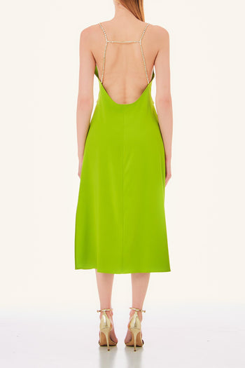 Ecs abito c/spallini gioiello - 2