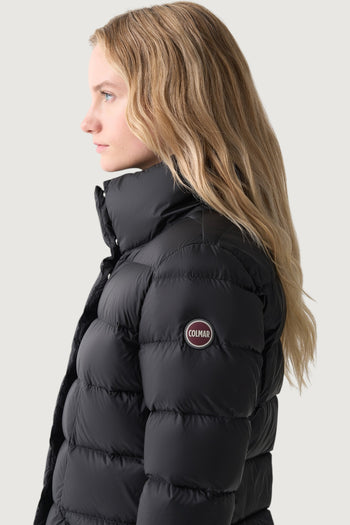 Piumino collo alto sfiancato - 2