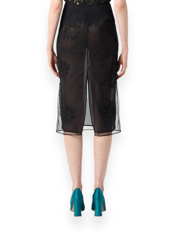 Flower embroid skirt - 3