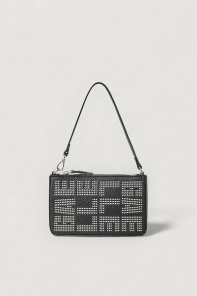 Mini pochette borchiata