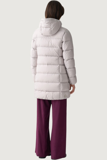 Piumino lungo opaco con cappuccio - 3