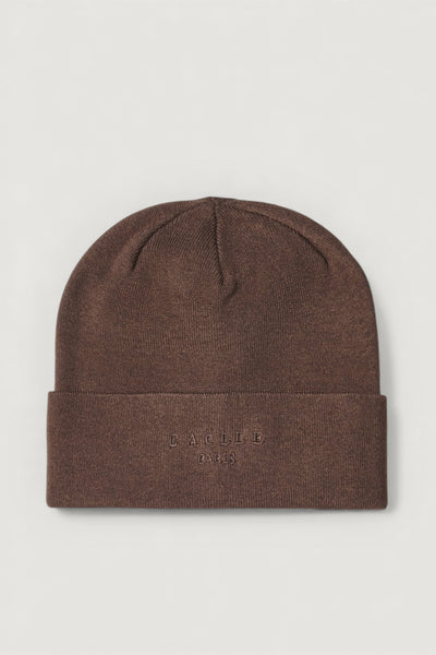 Capellino con logo ricamato in tono