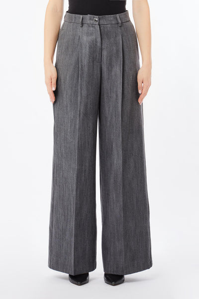 Pant. flare tailoring h.w.