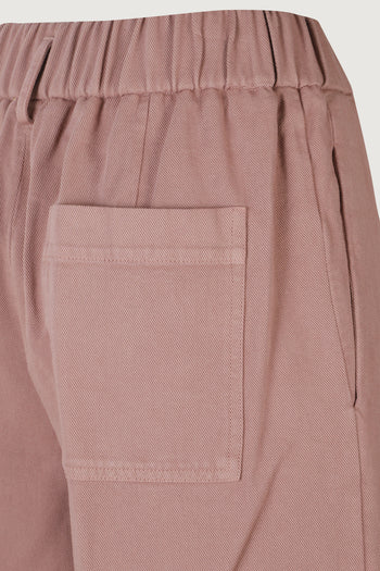 Fluid cotton twill loose pant - 2