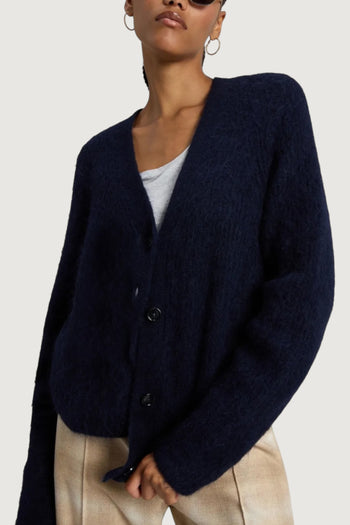 Soft alpaca cardigan - 4