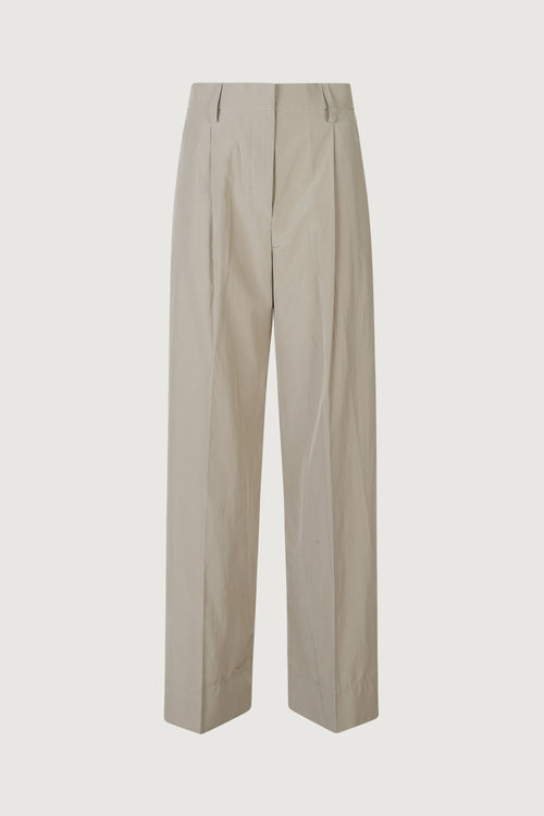 Chic taffetta straight pant