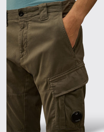 Cargo pants in stretch satin - 4