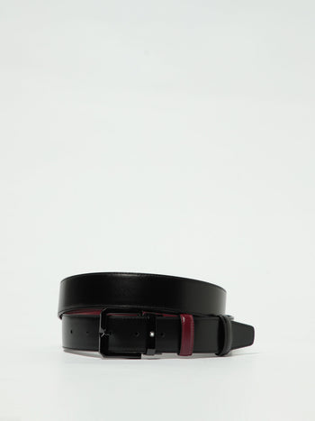 Belt reversible 35mm black/cassis - 2