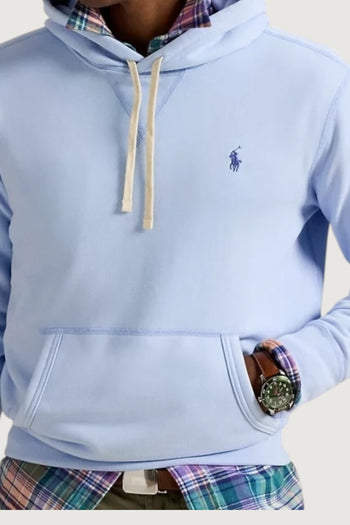 Felpa chiusa con cappuccio - 2