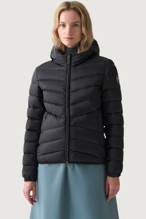 Piumino con cappuccio