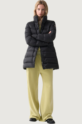 Piumino collo alto sfiancato - 4