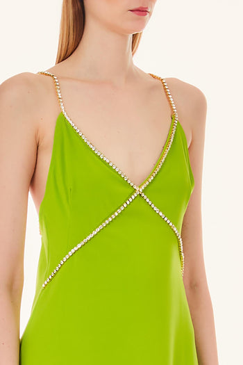 Ecs abito c/spallini gioiello - 3