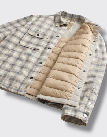 Wool check alaskan skirt jacket - 2