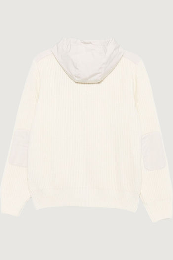 Maglia zip lana nylon - 3