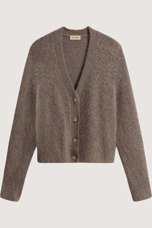 Soft alpaca cardigan