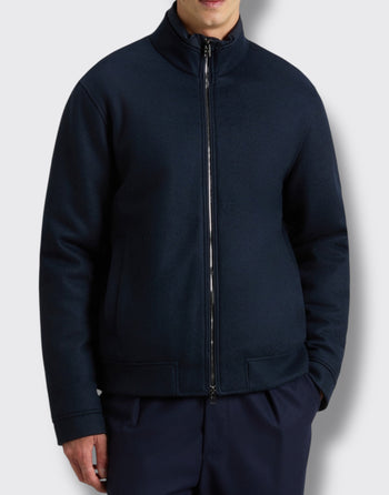 Knitted wool lewis bomber - 3