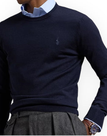 Pullover girocollo  merino - 4