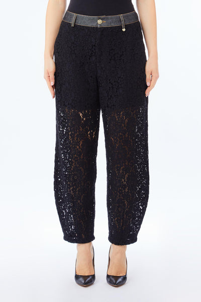 Pant. balloon lace h.w