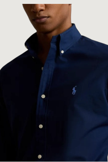 Camicia in popeline stretch custom-fit - 4