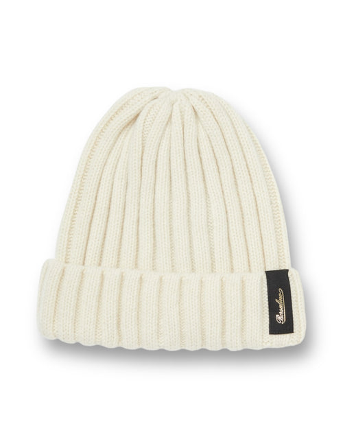 Baenie in eco cashmere con risvolto