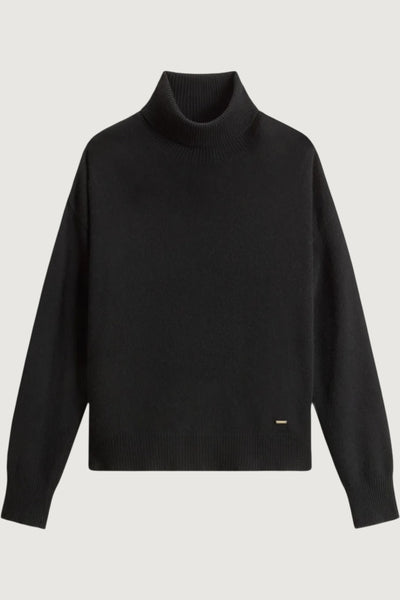 Comfort wool cash turtleneck