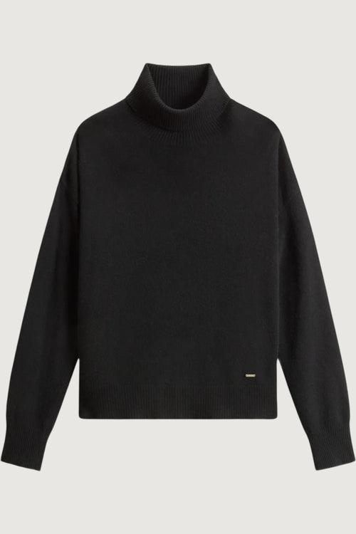Comfort wool cash turtleneck