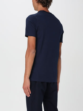 Organic cotton t-shirt bluette con dettaglio logo - 2