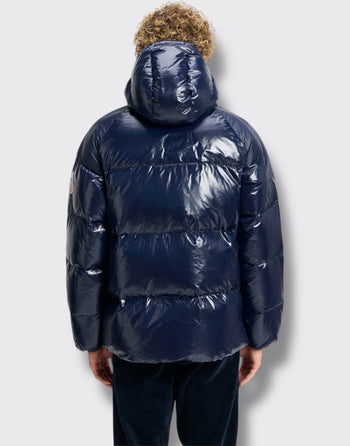 Piumino unisex con cappuccio pyrenex sten amiral - 4