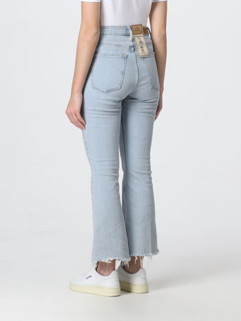 Jeans crop flair - 2