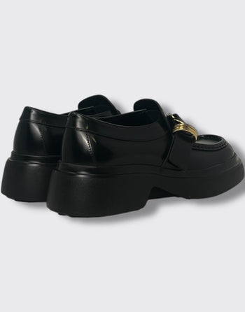 Gomma 74l mocassino fibbia anelli - 2