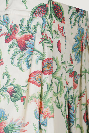 Women's midi skirt with pleats - 2