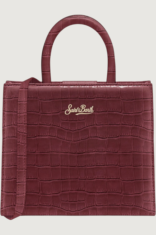 Shop bag midi printed croco 45