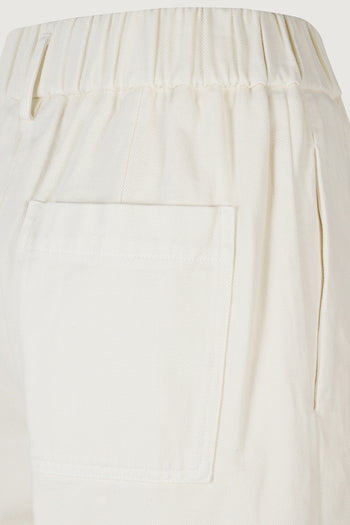 Fluid cotton twill loose pant - 2