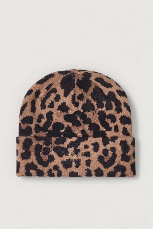 Capellino con logo ricamato in tono