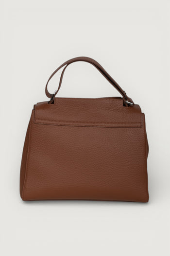 Borsa a spalla media sveva soft in pelle con traco - 3