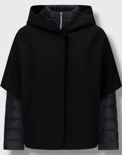 Cappa con cappuccio e piumino