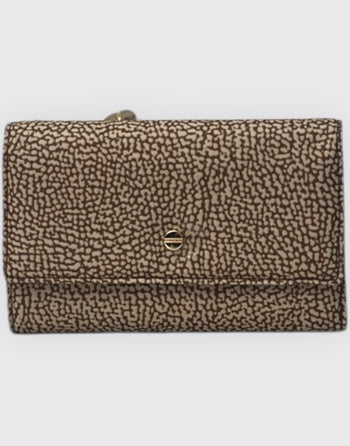 Portafoglio medium c/patta e zip - 2