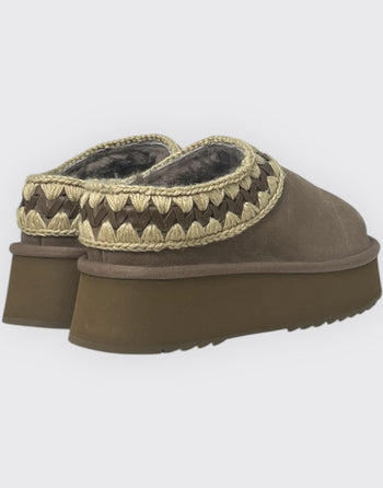Platform clog suede - 4
