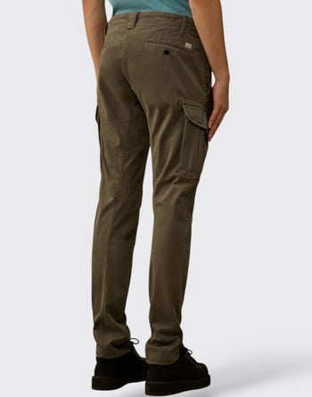 Cargo pants in stretch satin - 3
