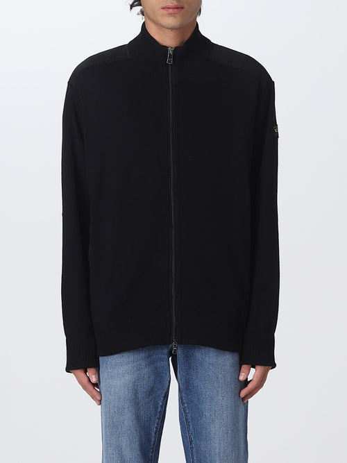 Wool full zip sweater