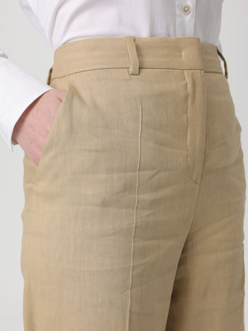 Pantalone lino-viscosa stretch sostenibile - 4