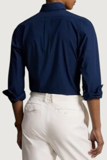 Camicia in popeline stretch custom-fit - 3