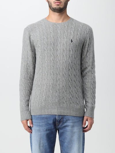 Maglia a trecce in lana e cashmere